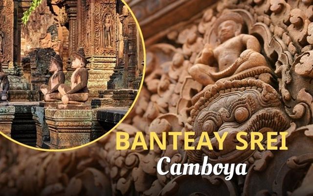 Banteay Srei, el templo más hermoso de arenisca rosa de Angkor