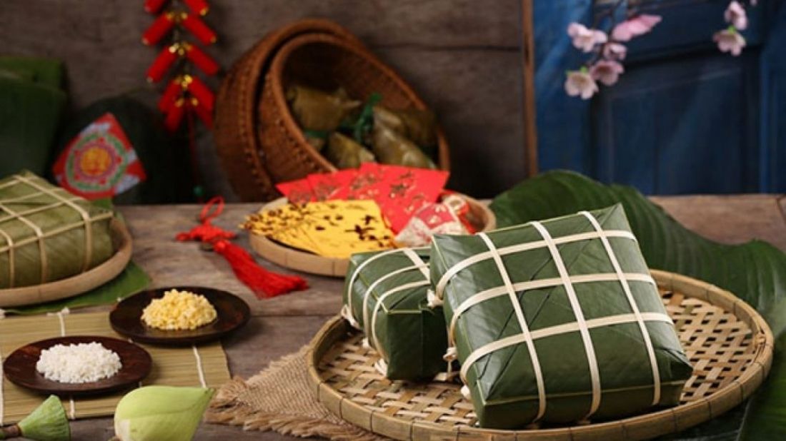 banh chung en año nuevo en vietnam