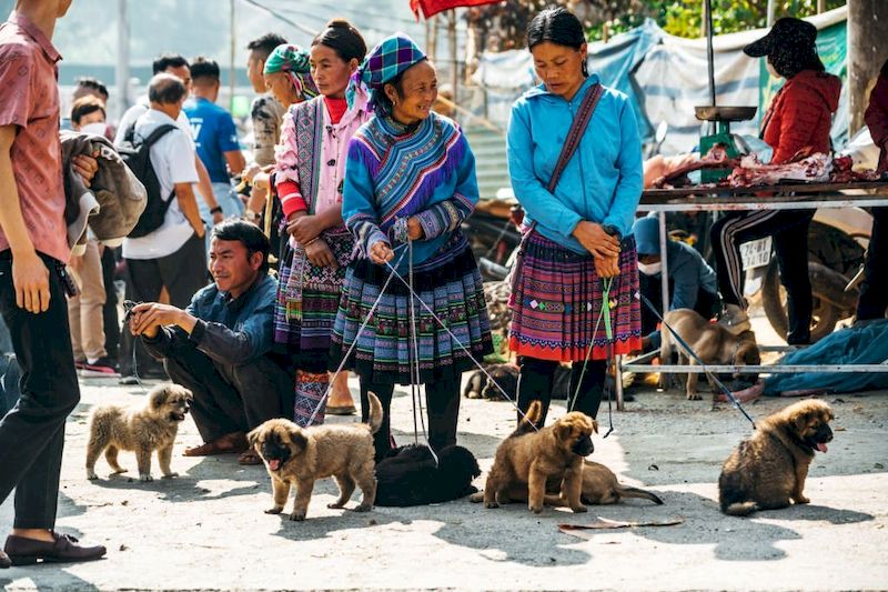 mercado de Bac Ha