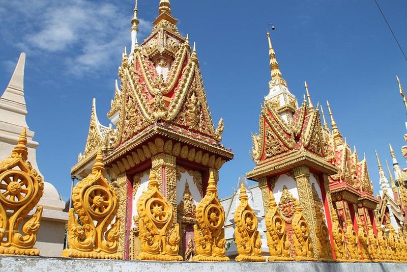 vietnam o laos - templo wat luang en pakse laos