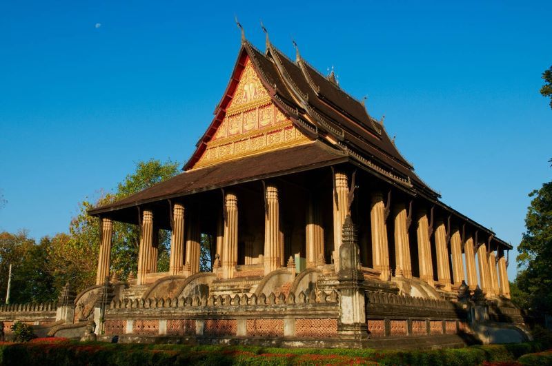 laos o camboya - templo wat phra kaew en laos