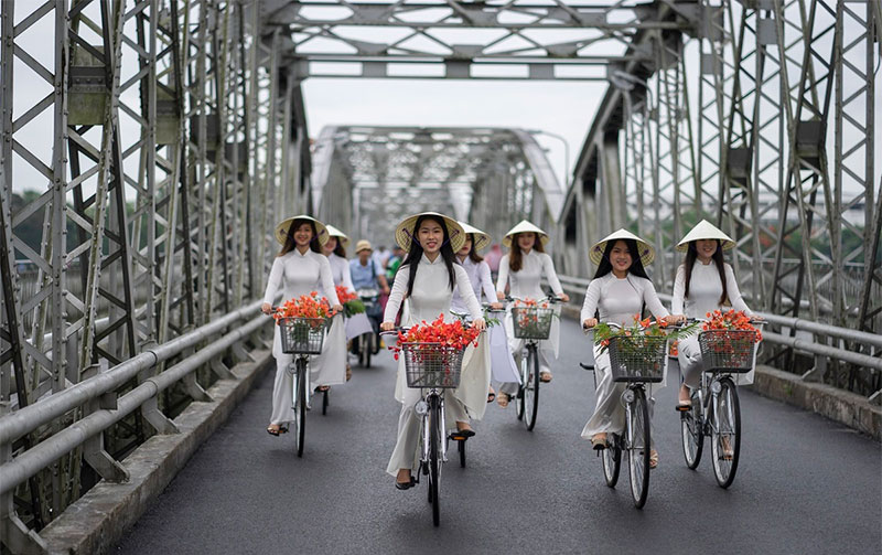 ao dai en hue