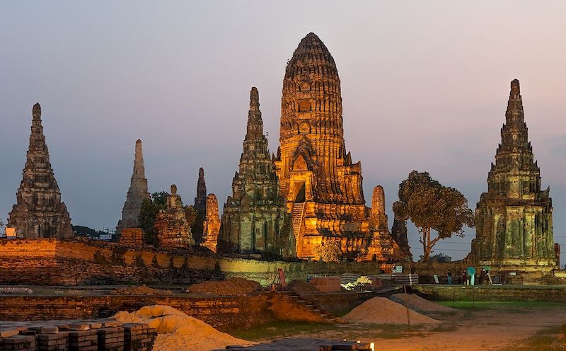 templos tailandia Wat Chaiwatthanaram