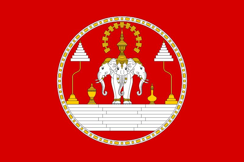 bandera de laos