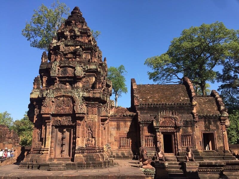 3 dias en siem reap - Banteay Srei - escultura