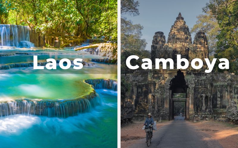 laos o camboya - paisaje