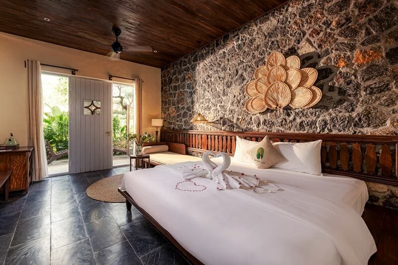 donde alojarse en ninh binh - tam coc retreat - habitacion