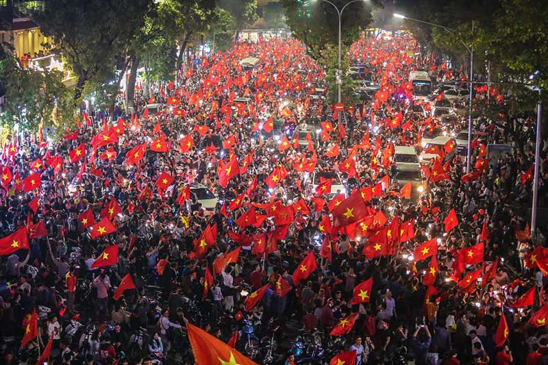 bandera en hanoi