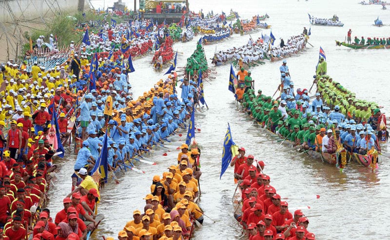 bon om touk en noviembre en camboya