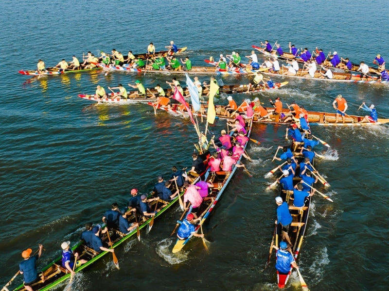 Festival de Hue - Festival de Otoño - carrera de barco