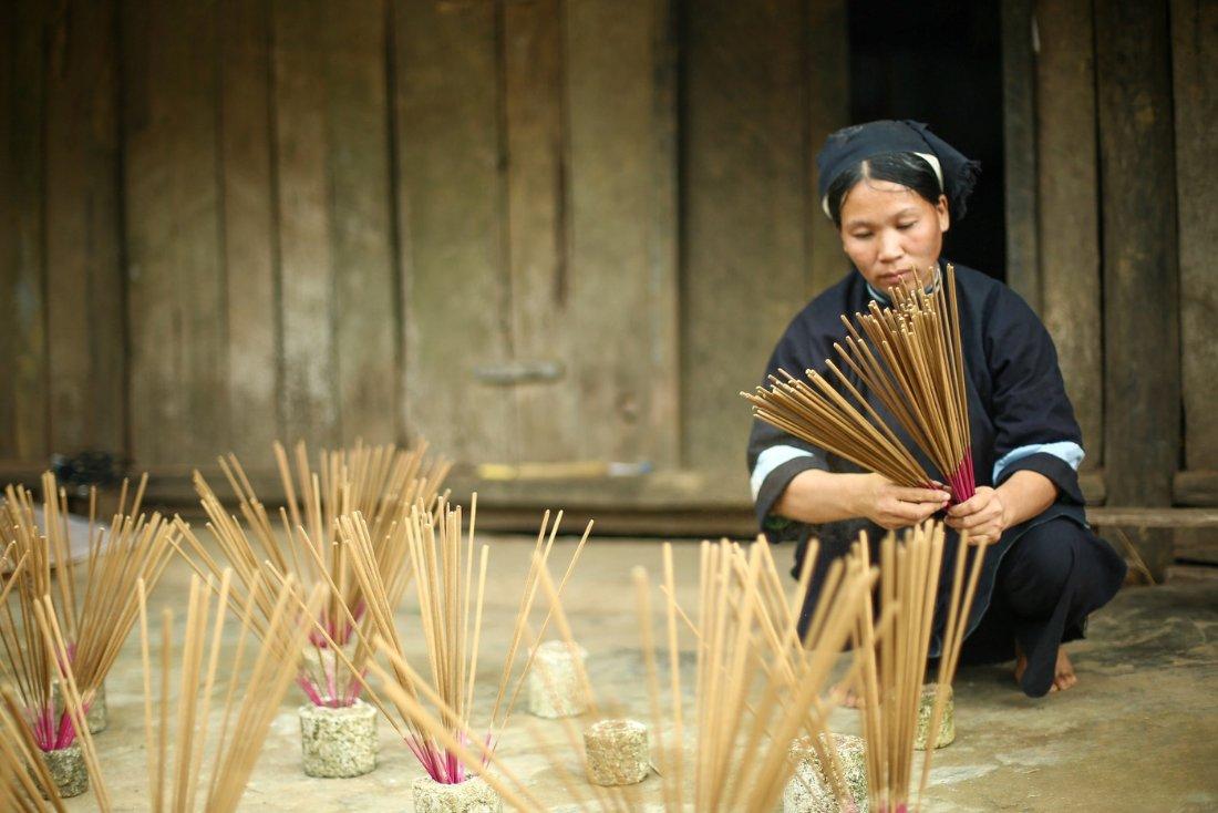 phia thap - Aldea del incienso en cao bang