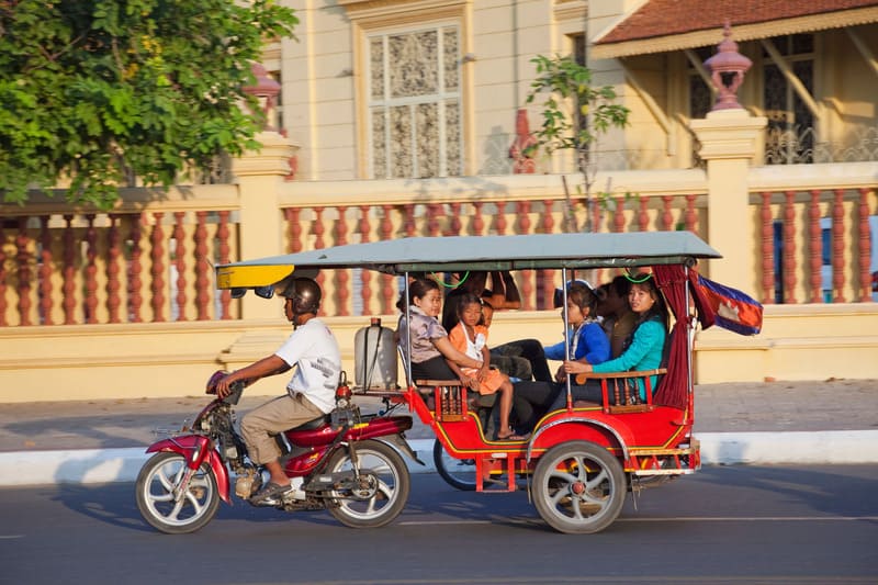 camboya en febrero - kampong cham