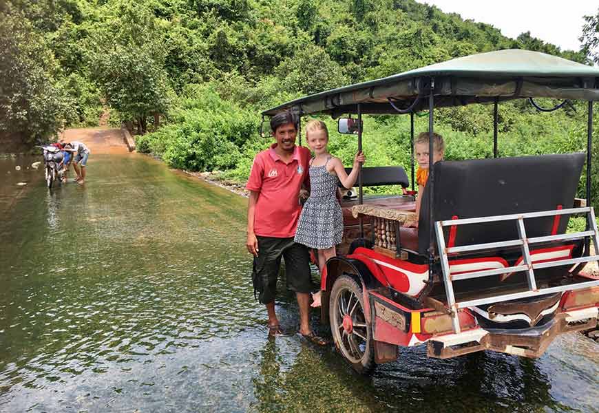 moverse en kep camboya