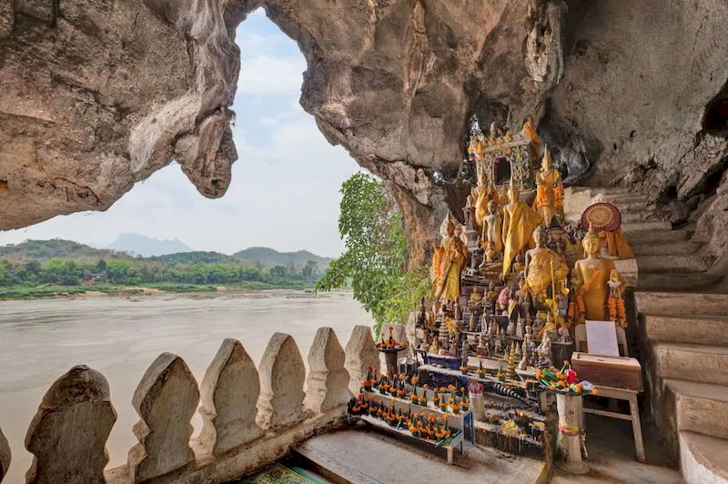 cueva de pak ou en luang prabang