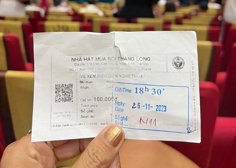 marionetas de agua hanoi - precio entradas