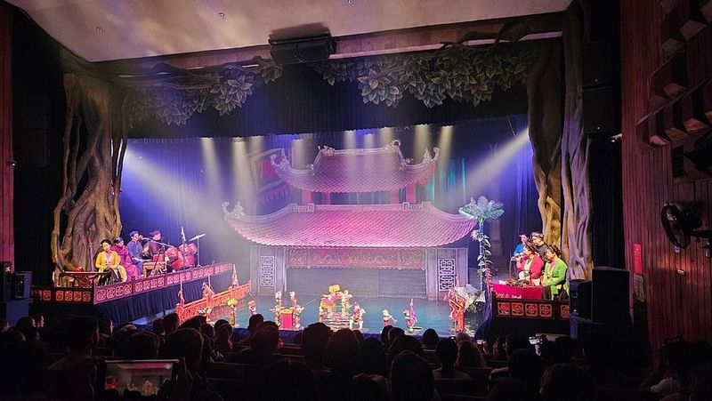 teatro marionetas hanoi - escenario