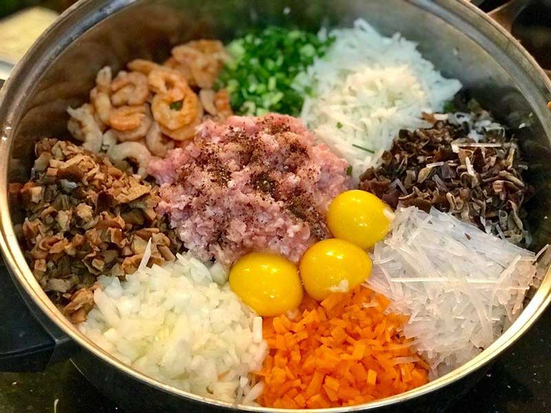 receta rollitos vietnamitas