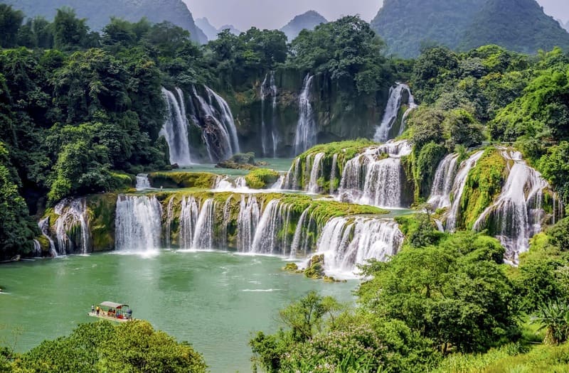 cataratas ban gioc en cao bang