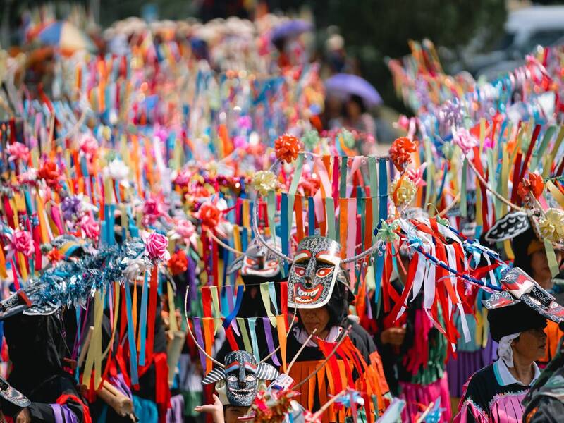 Las máscaras Khon en phi ta khon