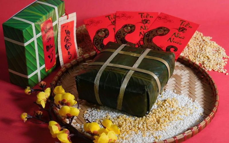 li xi - banh chung