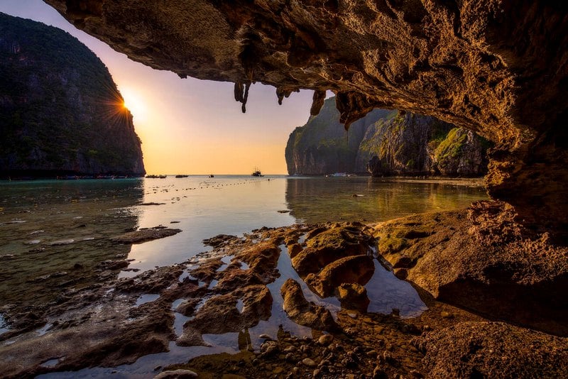 playa maya en sur de tailandia
