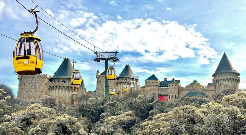 teleferico a bana hills  - puente dorado vietnam