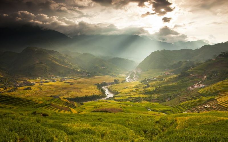 valle muong hoa - paisaje