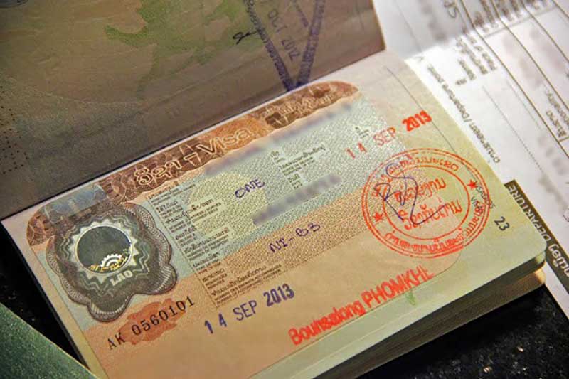 visa demandé à l'ambassade laos