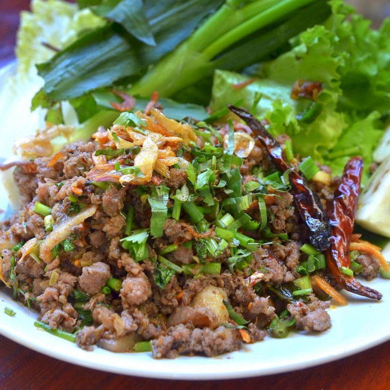 ensalada de camboya - comida camboyana
