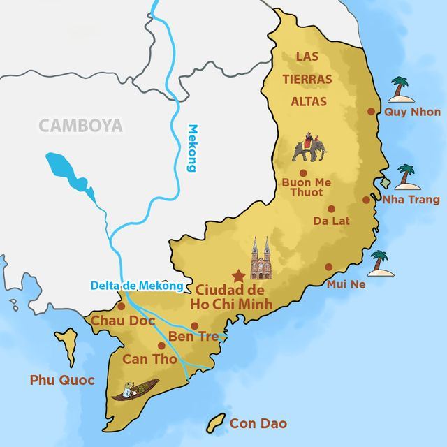 Destacados del sur de Vietnam