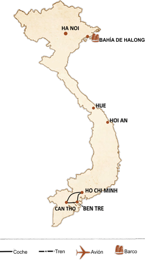 Excursión por el sur de Vietnam en 4 días