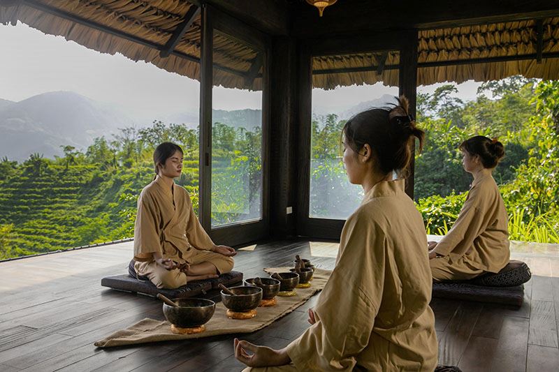 Sesión de meditación